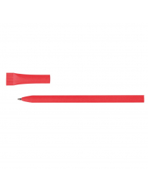 Długopis papierowy z logo, pomarańczowy
