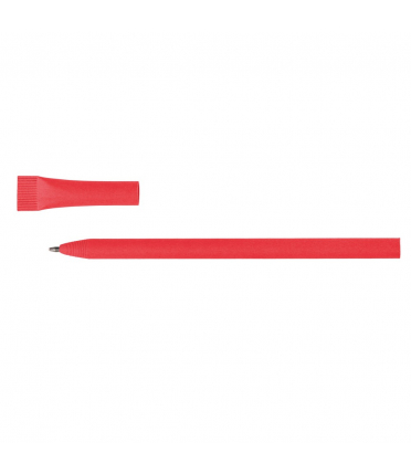 Długopis papierowy z logo, pomarańczowy