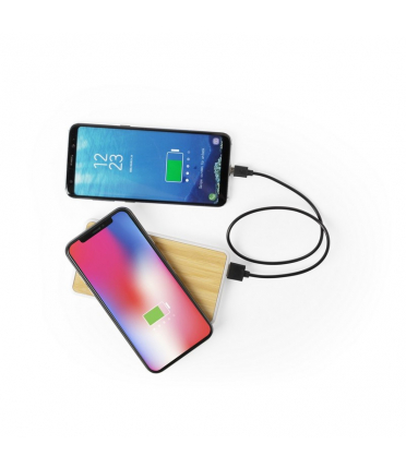 Bezprzewodowy powerbank z ładowarką indukcyjną