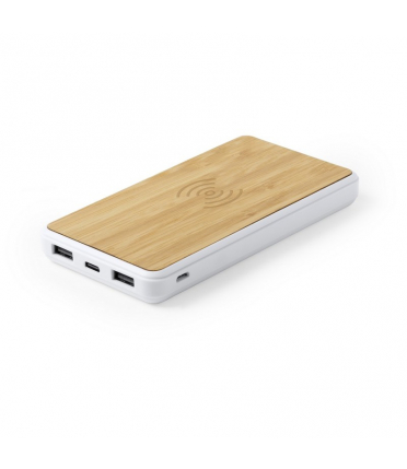 Bezprzewodowy powerbank z ładowarką indukcyjną