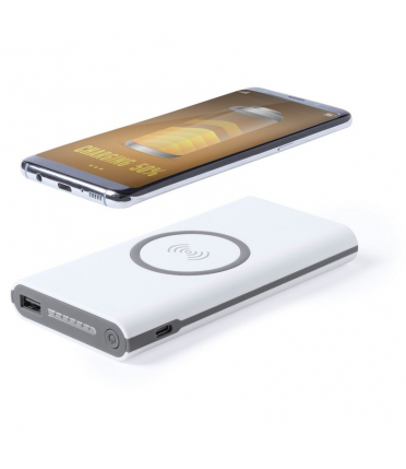 Bezprzewodowy power bank 6000mAh z ładowaniem indukcyjnym